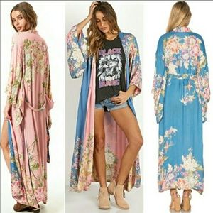 SOLD!!! Spell & The Gypsy Blue Skies Kimono BNWT